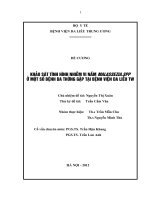 khảo sát tình hình nhiễm vi nấm malassezia.spp ở một số bệnh da thường gặp tại bệnh viện da liễu tw