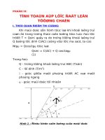 Tính toán tuờng chắn đất