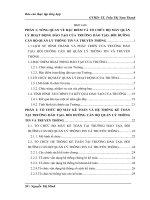 báo cáo thực tập tổng hợp trường đào tạo, bồi dưỡng cán bộ quản lý thông tin và truyền thông