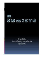 giáo trình phương pháp phần tử hữu hạn