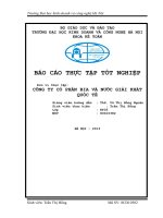 báo cáo thực tập tốt nghiệp công ty cổ phần bia và nước giải khát quốc tế