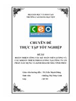 kế toán tiền lương và các khoản trích theo lương tại công ty cổ phần xây dựng và kinh doanh nhà vĩnh phúc