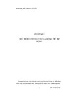 mô hình  đóng mở cửa tự động