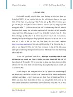 đánh giá thị trường cung dịch vụ hội họp tại các khách sạn 5 sao (3 khách sạn ) tại thành phố hà nội