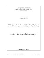 nghiên cứu phân lập và tuyển chọn vi sinh vật phân giải lân có hiệu quả cao trên đất thoái hóa nghèo chất dinh dưỡng ở lục ngạn - bắc giang