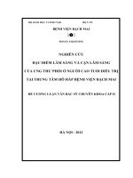 nghiên cứu đặc điểm lâm sàng và cận lâm sàng của ung thư phổi ở người cao tuổi  điều trị  tại trung tâm hô hấp bệnh viện bạch mai năm 2013