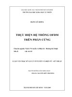 Thực hiện hệ thống ofdm trên phần cứng