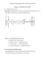Thiết kế xây dựng mạng lưới cấp và thoát nước trong nhà