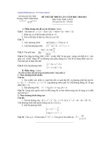Bộ đề thi thử đại học và cao đẳng môn toán