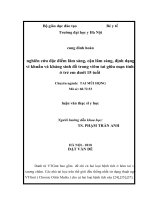 nghiên cứu đặc điểm lâm sàng, cận lâm sàng, định dạng vi khuẩn và kháng sinh đồ trong viêm tai giữa mạn tính ở trẻ em dưới 15 tuổi