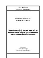 đánh giá hiệu quả của seretide trong điều trị dự phòng hen phế quản trẻ em tại phòng khám chuyên khoa nhi  bệnh viện thanh nhàn