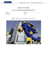 Bài tập cá nhân đồng tiền chung