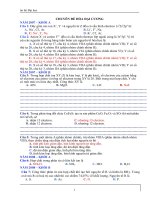 CÁC CHUYÊN đề ôn THI môn hóa HAY