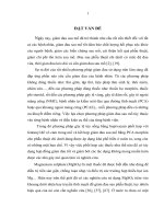 đánh giá tác dụng giảm đau sau mổ của magnesium sulphate truyền tĩnh mạch trong mổ chi dưới với gây tê tủy sống bằng bupivacain và fentanyl