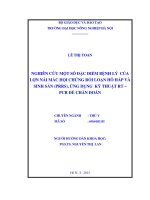 Nghiên cứu một số đặc điểm bệnh lý của lợn nái mắc hội chứng rối loạn hô hấp và sinh sản(PRRS), ứng dụng kĩ thuật RT PCR để chuẩn đoán