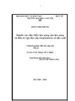 bước đầu nhận xét kết quả điều trị ngộ độc cấp  amphetamin và dẫn xuất tại trung tâm chống độc bệnh viện bạch mai