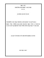 nhận xét đặc điểm lâm sàng viêm quanh răng ở người cao tuổi (60 tuổi trở lên)