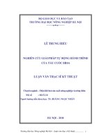 nghiên cứu giải pháp tự động hành trình của tầu cuốc hb16