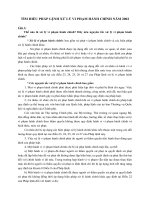 tìm hiểu pháp lệnh xử lý vi phạm hành chính năm 2002