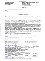 Đề thi thử Đại học môn Tiếng Anh chọn lọc