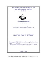 thiết kế bộ quan sát trượt