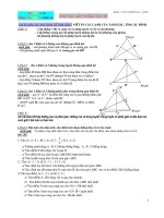 Tổng hợp các dạng Hình học ôn thi đại học