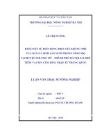 khảo sát sự biến động hiệu giá kháng thể của đàn gà sinh sản nuôi trong nông hộ tại huyện chương mỹ thành phố hà nội sau khi tiêm vacxin cúm h5n1 nhập từ trung quốc