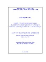 nghiên cứu hoàn thiện chiến lược marketing mix dịch vụ internet băng rộng nhằm mở rộng thị trường của vnpt ninh thuận