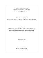 Ảnh hưởng của bất cân xứng thông tin tới chi phí vốn cổ phần của doanh nghiệp niêm yết trên thị trường chứng khoán việt nam