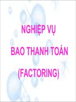 SLIDE nghiệp vụ bao thanh toán
