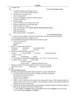 mạo từ xác định và mạo từ không xác đinh (aanthe)