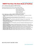 Tổng quan về NHNN và hệ thống NHTM Việt Nam