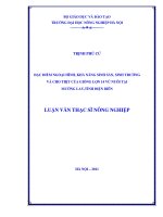 đặc điểm ngoại hình, khả năng sinh sản, sinh trưởng và cho thịt của giống lợn 14 vú nuôi tại mường lay, tỉnh điện biên