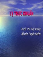 Bài giảng lỵ trực khuẩn