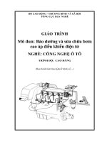 giáo trình bơm cao áp điều khiển điện tử
