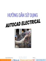 hướng dẫn sử dụng autocad electrical