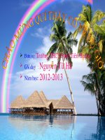 Sơ lược về bảng tuận hoàn các nguyên tố hóa học slide