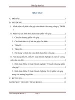 Bài tập lớn học kỳ bình luận điều 44,45 luật thương mại 2005