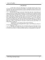 Luận văn tốt nghiệp hệ thống hóa phần bài tập hóa lý phục vụ giảng dạy