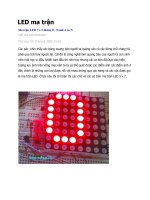 ứng dụng LED ma trận