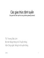 Các giao thức định tuyến