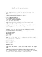 Đề kiểm tra văn học trung đại lớp 9