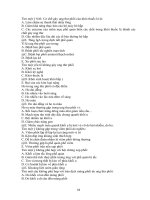 Trắc nghiệm về ung thư phổi