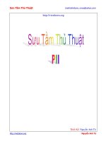 thủ thuật hay cho máy tínhPII