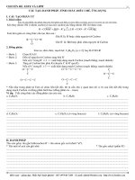 Lý thuyết este của thầy quỳnh