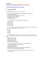 Một số phương pháp thăm dò trong khoa sản