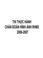 Thi thực hành chuẩn đoán hình ảnh răng hàm mặt có đáp án