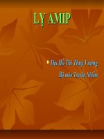 Bài giảng bộ môn truyền nhiễm  lỵ amip