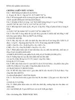 1058 câu hỏi trăc nghiệm hóa soạn công phu