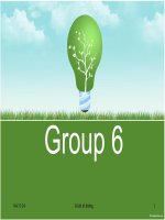 Bài thuyết trình kinh tế lượng: Bài thảo luận hiện tượng tự tương quan và cách khắc phục